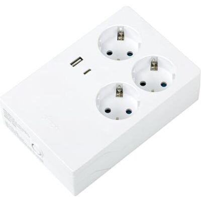 Simon Base Multifix, Enchufe Múltiple, 3 Tomas Shuko 16A y 2 USB A+C, Carga Rápida Quick Charge, Regleta con Toma Tierra, Instalación Empotrada, Pared o Superficie, Ladrón 250V, 3680W, Color Blanco Simon Base Multifix, Enchufe Múltiple, 3 Tomas Shuko 16A y 2 USB A+C, Carga Rápida Quick Charge, Regleta con Toma Tierra, Instalación Empotrada, Pared o Superficie, Ladrón 250V, 3680W, Color Blanco