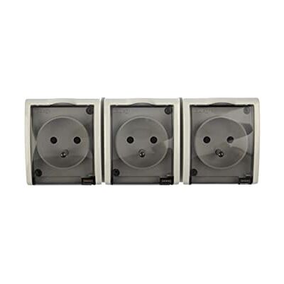 Enchufe Hermético Simon Aquarius 16A IP54 - Blanco Enchufe Hermético Simon Aquarius 16A IP54 - Blanco