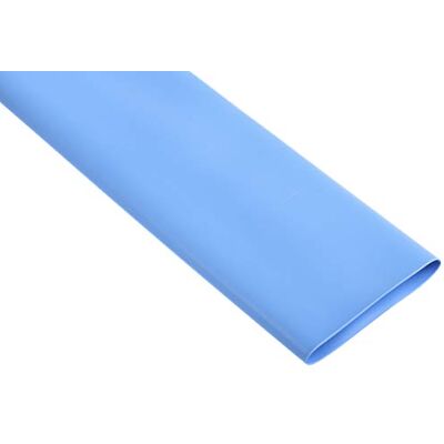 RS PRO Tubo termorretráctil de poliolefina azul, diámetro de 38, mm, tasa de contracción 2:, longitud ,2 m, paquete de 5 unidades RS PRO Tubo termorretráctil de poliolefina azul, diámetro de 38, mm, tasa de contracción 2:, longitud ,2 m, paquete de 5 unidades