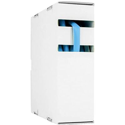 Hongshang 211164268 Gaine termorétractable azul 6,40 mm 3,20 mm 10 m Hongshang 211164268 Gaine termorétractable azul 6,40 mm 3,20 mm 10 m