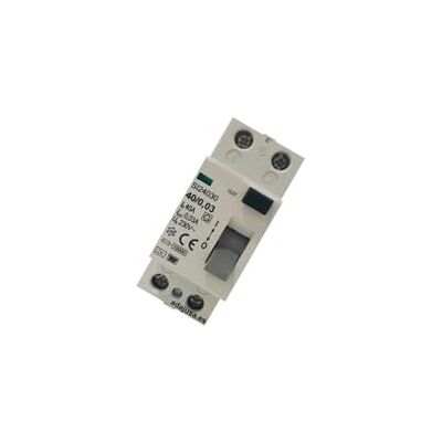 Zarivy Interruptor diferencial 1P+N 40A 30mA 6kA, protección eléctrica en instalaciones, previene descargas y cortocircuitos. Zarivy Interruptor diferencial 1P+N 40A 30mA 6kA, protección eléctrica en instalaciones, previene descargas y cortocircuitos.