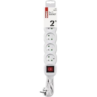 EMOS 1902150200 Unidad de Distribución de Energía-(PDU) Unidad de Distribución de Energía (PDUs) (Switched) Blanco EMOS 1902150200 Unidad de Distribución de Energía-(PDU) Unidad de Distribución de Energía (PDUs) (Switched) Blanco