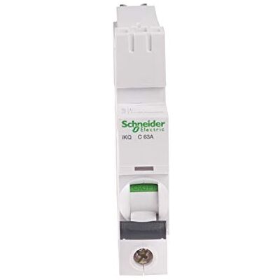 Schneider Electric , , IKQ, disyuntor en miniatura, 1P, 63A, C MCB Schneider Electric , , IKQ, disyuntor en miniatura, 1P, 63A, C MCB