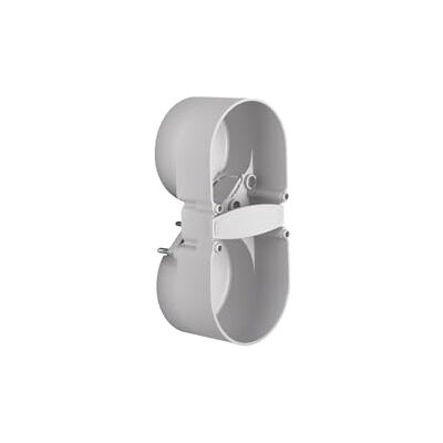 Berker Hager Caja cubrebornes 2 elementos con 1 brida sujetacable interna Berker Hager Caja cubrebornes 2 elementos con 1 brida sujetacable interna