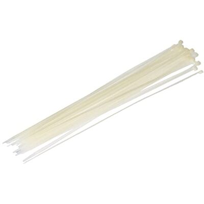 Unbekannt Bridas para Cables de Color Natural, Naturaleza, 380x4,6 mm Unbekannt Bridas para Cables de Color Natural, Naturaleza, 380x4,6 mm