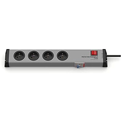 Ehmann 0250x02042301 Regleta de protección individual de 4 vías L, interruptor luminoso, interruptor diferencial FI 30mA, disyuntor 16A Ehmann 0250x02042301 Regleta de protección individual de 4 vías L, interruptor luminoso, interruptor diferencial FI 30mA, disyuntor 16A