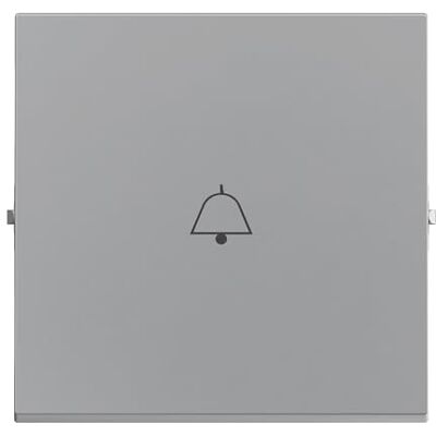 Legrand , SEANO Interruptor basculante con símbolo de timbre para interruptor de cambio, pulsador y interruptor de cruz, cubierta de interruptor, placa basculante, color aluminio lacado Legrand , SEANO Interruptor basculante con símbolo de timbre para interruptor de cambio, pulsador y interruptor de cruz, cubierta de interruptor, placa basculante, color aluminio lacado