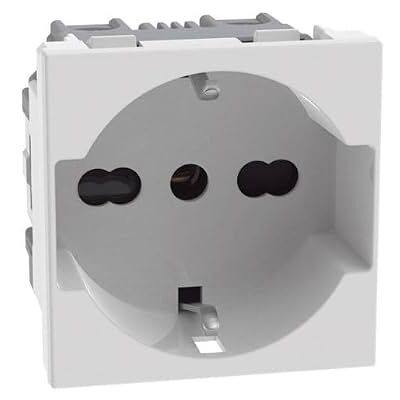 BTicino MATIX GO Enchufe Blanco 2P+T - Enchufe eléctrico BTicino MATIX GO Enchufe Blanco 2P+T - Enchufe eléctrico