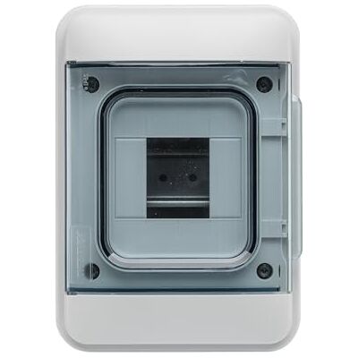 Caja eléctrica impermeable gris DEBFLEX - 4 módulos - IP65 Caja eléctrica impermeable gris DEBFLEX - 4 módulos - IP65