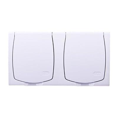 Ospel Toma de Corriente Blanco IP44 16 A 1 Pieza Ospel Toma de Corriente Blanco IP44 16 A 1 Pieza