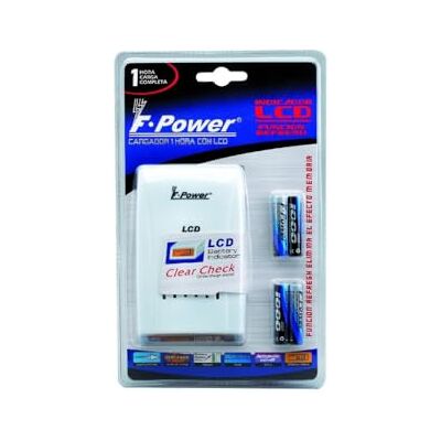 Monkey Ladder Cargador rápido LCD de 1 Hora para 2 Pilas AA 2700mAh y 2 Pilas AAA 1000mAh, Ideal para Dispositivos electrónicos y Juguetes. Monkey Ladder Cargador rápido LCD de 1 Hora para 2 Pilas AA 2700mAh y 2 Pilas AAA 1000mAh, Ideal para Dispositivos electrónicos y Juguetes.