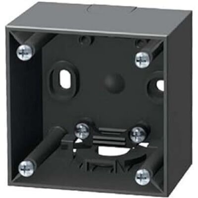 Hager Cajas de montaje en superficie con abrazadera serie berker integro de , antracita Hager Cajas de montaje en superficie con abrazadera serie berker integro de , antracita