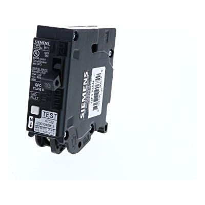 Siemens Disyuntor neutro GFCI de 30 amperios y 1 polo Siemens Disyuntor neutro GFCI de 30 amperios y 1 polo