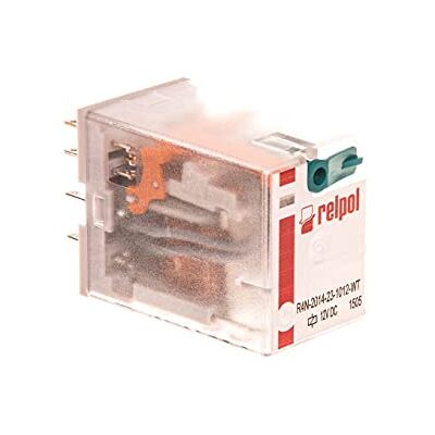 relpol Relé industrial 4P 2V DC AgNi R4N-204-23-02-WT 5900059903 relpol Relé industrial 4P 2V DC AgNi R4N-204-23-02-WT 5900059903