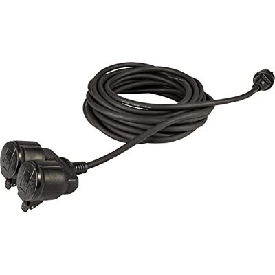 Cable de extensión MEISTER "Schuko, IP 44" 10 m con doble toma Cable de extensión MEISTER "Schuko, IP 44" 10 m con doble toma