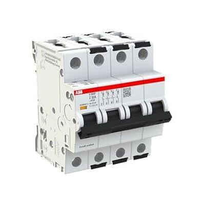 ABB S300P Disyuntor tipo Z, polo 4 32 A 415 V, capacidad de desconexión 25 kA System Pro M Compact ABB S300P Disyuntor tipo Z, polo 4 32 A 415 V, capacidad de desconexión 25 kA System Pro M Compact
