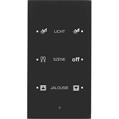 Hager Sensor confort configurado, 3 fases, berker Sensor de , cristal, negro Hager Sensor confort configurado, 3 fases, berker Sensor de , cristal, negro