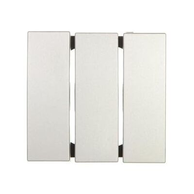Hager Tecla mec. triple S/B aluminio Hager Tecla mec. triple S/B aluminio