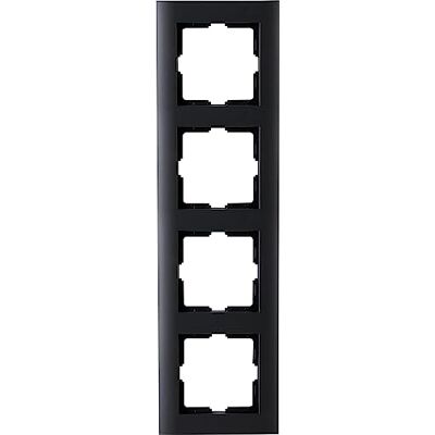 Kopp Athenis Marco para 4 puertas (superficie mate), color negro Kopp Athenis Marco para 4 puertas (superficie mate), color negro