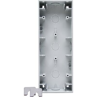 Kopp HK07 Carcasa de 3 compartimentos (1 unidad), color gris mate Kopp HK07 Carcasa de 3 compartimentos (1 unidad), color gris mate