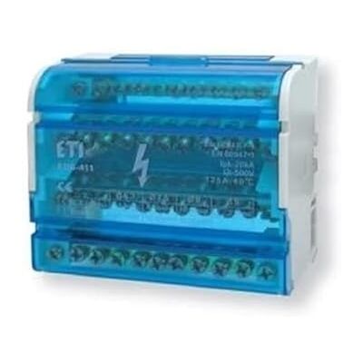 eti-polam Bloque distribuidor 125A 4P 11-Terminal 001102304 3889563389 eti-polam Bloque distribuidor 125A 4P 11-Terminal 001102304 3889563389