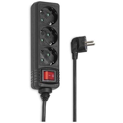 Hama Regleta para 3 enchufes con Interruptor Hama Regleta para 3 enchufes con Interruptor