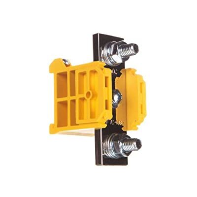 SIMET Bloque de terminales de tornillo montado en riel ZSG1-70.0Z amarillo marca SIMET Bloque de terminales de tornillo montado en riel ZSG1-70.0Z amarillo marca