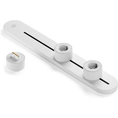 Famatel Regleta Deslizante Modular de Superficie con Enchufes Deslizantes 250V 16A hasta 3680W Sistema Ampliable con Adaptadores Indicador Luminoso Famatel Regleta Deslizante Modular de Superficie con Enchufes Deslizantes 250V 16A hasta 3680W Sistema Ampliable con Adaptadores Indicador Luminoso