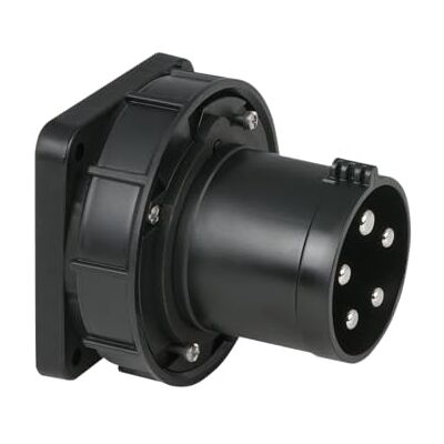 PCE CEE 63A 400V 5p Enchufe Macho Negro, IP67 PCE CEE 63A 400V 5p Enchufe Macho Negro, IP67