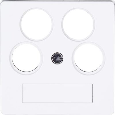 Kopp HK07 Cubierta para antena TV/RV/2 x SAT, color blanco ártico mate (5 unidades) Kopp HK07 Cubierta para antena TV/RV/2 x SAT, color blanco ártico mate (5 unidades)