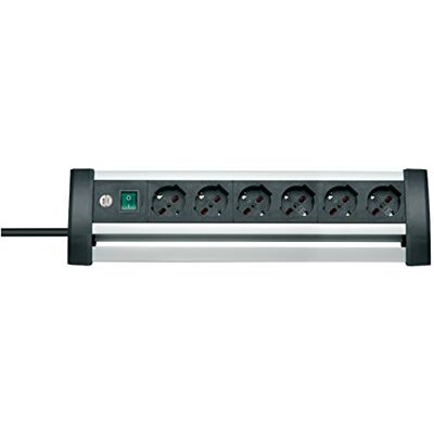 Brennenstuhl 1394005416 Regleta - Protección contra sobretensiones, 6 enchufes Brennenstuhl 1394005416 Regleta - Protección contra sobretensiones, 6 enchufes