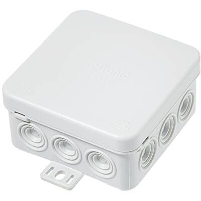 Kopp Tapas para enchufes (sin regleta de bornes, IP 54, 10 unidades), 75 x 75 x 35mm Kopp Tapas para enchufes (sin regleta de bornes, IP 54, 10 unidades), 75 x 75 x 35mm