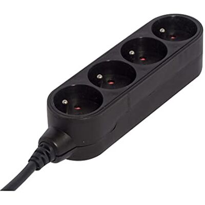 CHACON Base de diseño 4 x 16 A 3 m Negro CHACON Base de diseño 4 x 16 A 3 m Negro