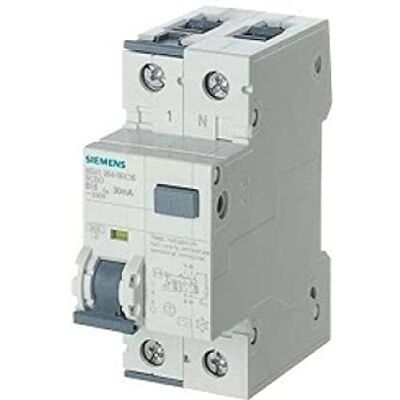 Siemens Diferencial combinado 1 polo+neutro 40a 30ma/6000 Siemens Diferencial combinado 1 polo+neutro 40a 30ma/6000