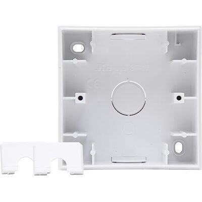 Kopp HK07-1 Caja de montaje en superficie (10 unidades), color blanco ártico mate Kopp HK07-1 Caja de montaje en superficie (10 unidades), color blanco ártico mate