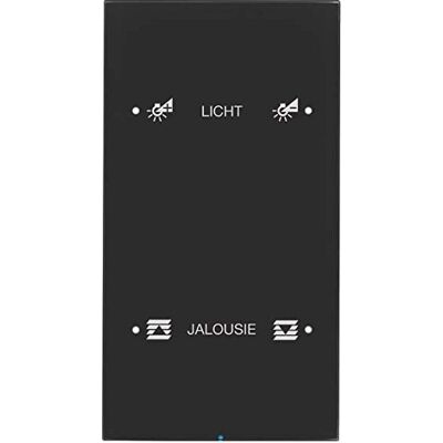 Hager Teclado berker Touch Sensor confort configurado, 2 fases, serie berker R.3 de , negro Hager Teclado berker Touch Sensor confort configurado, 2 fases, serie berker R.3 de , negro