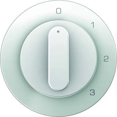 Hager Tapa interruptor 3 posicióniciones con mando rotativo, con posición neutra, series berker R.x de , blanco polar Hager Tapa interruptor 3 posicióniciones con mando rotativo, con posición neutra, series berker R.x de , blanco polar
