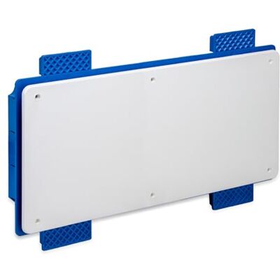 Electraline Caja de conexiones de empotrar para pladur IP40 (392X152X70mm) con tapa y tornillos Electraline Caja de conexiones de empotrar para pladur IP40 (392X152X70mm) con tapa y tornillos