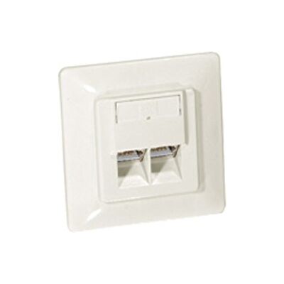 Equip 125723 Toma RJ45 2XRJ45 CAT5E Empotrado/MONTADO EN Superficie Equip 125723 Toma RJ45 2XRJ45 CAT5E Empotrado/MONTADO EN Superficie