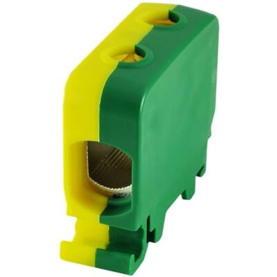 SIMET Bloque de terminales de tornillo montado en riel AL, Cu ZGG1X1,5-50Z-G Amarillo-Verde marca SIMET Bloque de terminales de tornillo montado en riel AL, Cu ZGG1X1,5-50Z-G Amarillo-Verde marca
