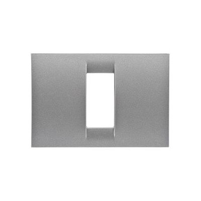 Gewiss System Virna Placa 1 módulo System Virna Titanio metálico/a Gewiss System Virna Placa 1 módulo System Virna Titanio metálico/a