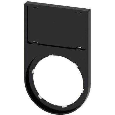 Siemens sirius atc Portaplaquita abajo negro inscripción 175x27mm Siemens sirius atc Portaplaquita abajo negro inscripción 175x27mm
