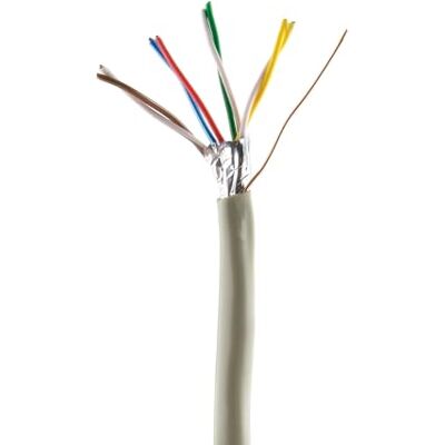 SeKi Cable telefónico 4 x 2 x 0,6 mm J-Y(ST) Y 100 m, Redondo, para Montaje Empotrado, línea de instalación de telecomunicaciones de 8 núcleos SeKi Cable telefónico 4 x 2 x 0,6 mm J-Y(ST) Y 100 m, Redondo, para Montaje Empotrado, línea de instalación de telecomunicaciones de 8 núcleos