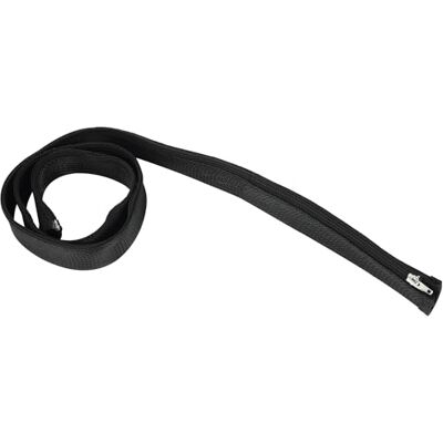 Electraline Recogedor de cable con cremallera, longitud 1,5 metros, diámetro 25 mm, negro, funda recoge cable elástico, solución oculta cable para oficina, casa, garaje, etc. Electraline Recogedor de cable con cremallera, longitud 1,5 metros, diámetro 25 mm, negro, funda recoge cable elástico, solución oculta cable para oficina, casa, garaje, etc.