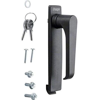 Hager Manecilla rotativa standard, sin llave, armarios univers IP55/65 Hager Manecilla rotativa standard, sin llave, armarios univers IP55/65