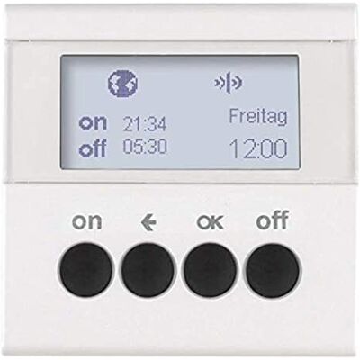 Hager Interruptor temporizador para control de la iluminación, plataforma berker.Net, aplicación KNX radio, compatible coviva, para series berker S.1/ B.3/ B.7 de , blanco polar brillo Hager Interruptor temporizador para control de la iluminación, plataforma berker.Net, aplicación KNX radio, compatible coviva, para series berker S.1/ B.3/ B.7 de , blanco polar brillo