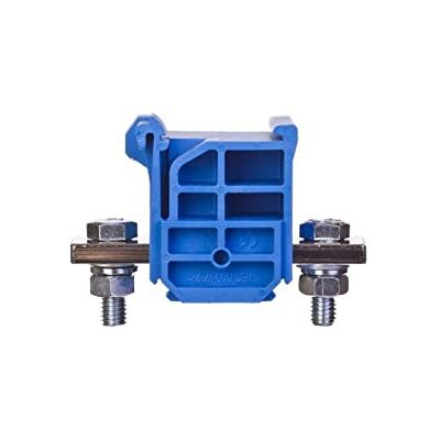 SIMET Bloque de terminales de tornillo montado en riel ZSG1-70.0N AZUL marca SIMET Bloque de terminales de tornillo montado en riel ZSG1-70.0N AZUL marca