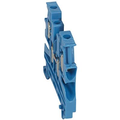 Legrand 0 Bloque de empalme de paso de tornillo Viking3 con 1 empalme, 2 entradas, 2 salidas, salidas, 4 mm², paso 6 mm, azul Legrand 0 Bloque de empalme de paso de tornillo Viking3 con 1 empalme, 2 entradas, 2 salidas, salidas, 4 mm², paso 6 mm, azul