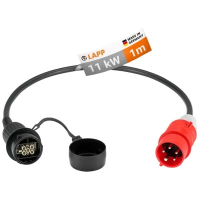 Lapp Mobility Adaptador de Carga CEE / 11 kW / 16 A/trifásico/para una Carga sin complicaciones en casa o en la Carretera Lapp Mobility Adaptador de Carga CEE / 11 kW / 16 A/trifásico/para una Carga sin complicaciones en casa o en la Carretera