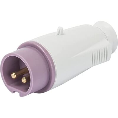 Gewiss GW60064 conector eléctrico estándar 16 A 2P Derecho Fuente de alimentación (16 A, 24 V, 2P, Derecho, Macho, Violeta) Gewiss GW60064 conector eléctrico estándar 16 A 2P Derecho Fuente de alimentación (16 A, 24 V, 2P, Derecho, Macho, Violeta)